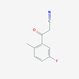molecular formula C10H8FNO B1629377 3-(5-Fluoro-2-methylphenyl)-3-oxopropanenitrile CAS No. 884504-23-8