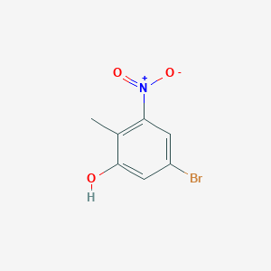 5-Bromo-2-methyl-3-nitrophenol