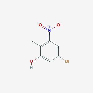 molecular formula C7H6BrNO3 B1629381 5-溴-2-甲基-3-硝基苯酚 CAS No. 864550-41-4