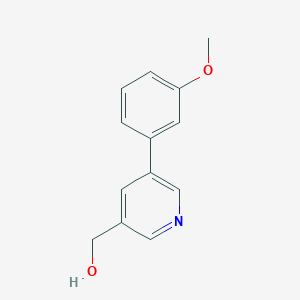 molecular formula C13H13NO2 B1629383 (5-(3-Methoxyphenyl)pyridin-3-yl)methanol CAS No. 887974-01-8