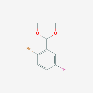 1-Bromo-2-(dimethoxymethyl)-4-fluorobenzene