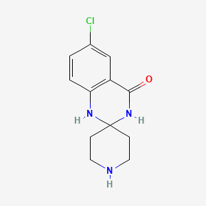 molecular formula C12H14ClN3O B1629400 6'-Chloro-1'H-spiro[piperidine-4,2'-quinazolin]-4'(3'H)-one CAS No. 731762-03-1
