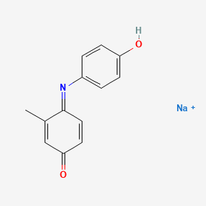 molecular formula C13H11NNaO2+ B1629401 Sodium;4-(4-hydroxyphenyl)imino-3-methylcyclohexa-2,5-dien-1-one CAS No. 5418-36-0