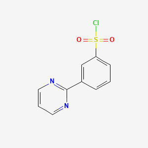 molecular formula C10H7ClN2O2S B1629407 3-Pyrimidin-2-ylbenzenesulfonyl chloride CAS No. 915707-50-5