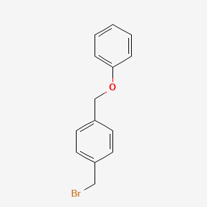 molecular formula C14H13BrO B1629409 1-(Bromomethyl)-4-(phenoxymethyl)benzene CAS No. 724452-82-8