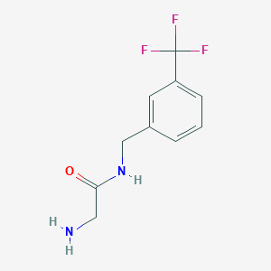molecular formula C10H11F3N2O B1629414 2-Amino-N-(3-trifluoromethyl-benzyl)-acetamide CAS No. 864273-41-6