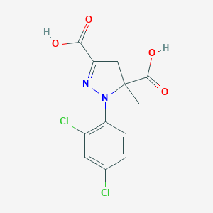 molecular formula C16H18Cl2N2O4 B162942 Mefenpyr-diethyl CAS No. 135591-00-3