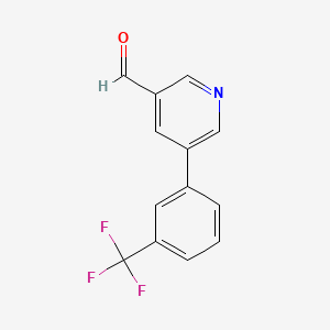 5-(3-(Trifluoromethyl)phenyl)nicotinaldehyde