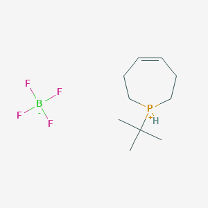 molecular formula C10H20BF4P B1629428 (Z)-1-tert-Butyl-2,3,6,7-tetrahydro-1H-phosphepinium tetrafluoroborate CAS No. 1011736-00-7