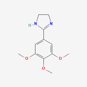 molecular formula C12H16N2O3 B1629430 2-(3,4,5-Trimethoxyphenyl)-2-imidazoline CAS No. 401465-33-6