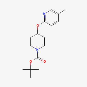 molecular formula C16H24N2O3 B1629436 tert-Butyl 4-((5-methylpyridin-2-yl)oxy)piperidine-1-carboxylate CAS No. 939986-12-6