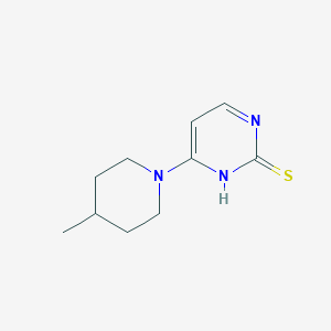 4-(4-Methylpiperidin-1-yl)pyrimidine-2-thiol