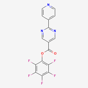 molecular formula C16H6F5N3O2 B1629454 Pentafluorophenyl 2-pyridin-4-ylpyrimidine-5-carboxylate CAS No. 946409-27-4