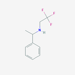 molecular formula C10H12F3N B1629457 2,2,2-Trifluoro-N-(1-phenylethyl)ethanamine CAS No. 303049-75-4