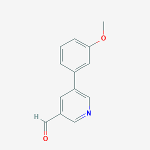molecular formula C13H11NO2 B1629465 5-(3-Methoxyphenyl)nicotinaldehyde CAS No. 887973-64-0
