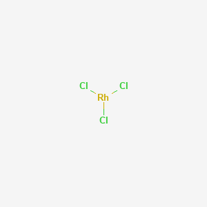 molecular formula Cl3Rh B162947 Rhodium trichloride CAS No. 10049-07-7