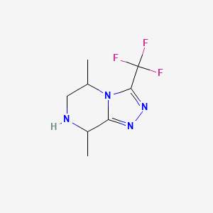 5,8-Dimethyl-3-(trifluoromethyl)-5,6,7,8-tetrahydro-[1,2,4]triazolo[4,3-a]pyrazine