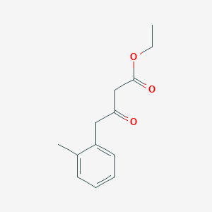 molecular formula C13H16O3 B1629485 Ethyl 4-(2-methylphenyl)-3-oxobutanoate CAS No. 63968-26-3