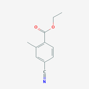 molecular formula C11H11NO2 B1629494 Ethyl 4-cyano-2-methylbenzoate CAS No. 220389-17-3