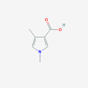 molecular formula C7H9NO2 B1629512 1,4-dimethyl-1H-pyrrole-3-carboxylic acid CAS No. 351416-83-6