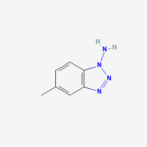molecular formula C7H8N4 B1629517 5-Methyl-1H-benzotriazol-1-amine CAS No. 21991-63-9