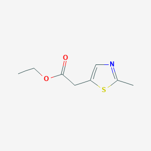 B1629518 Ethyl 2-(2-methylthiazol-5-yl)acetate CAS No. 60588-60-5