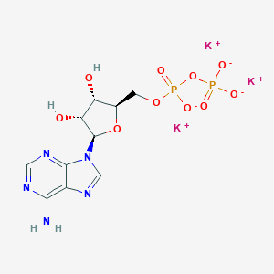 potassium;(2R,3S,4R,5R)-5-(6-aminopurin-9-yl)-4-hydroxy-2-[[hydroxy(phosphonooxy)phosphoryl]oxymethyl]oxolan-3-olate