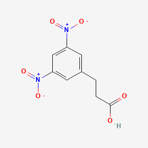 molecular formula C9H8N2O6 B1629541 3-(3,5-Dinitrophenyl)propanoic acid CAS No. 42287-92-3