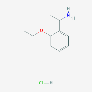 molecular formula C10H16ClNO B1629548 [1-(2-Ethoxyphenyl)ethyl]amine hydrochloride CAS No. 1135292-74-8
