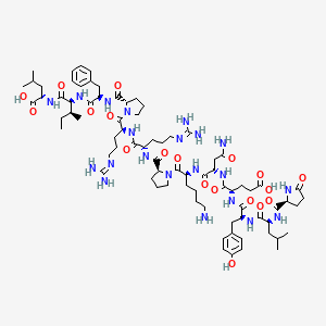 molecular formula C78H121N21O19 B1629554 Neurotensin, phe(11)- CAS No. 64088-66-0