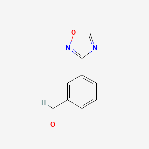 molecular formula C9H6N2O2 B1629557 3-(1,2,4-Oxadiazol-3-yl)benzaldehyde CAS No. 1119450-74-6