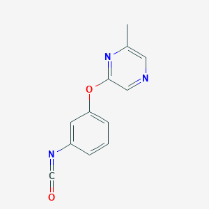 2-(3-Isocyanatophenoxy)-6-methylpyrazine