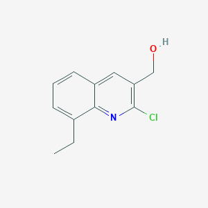 molecular formula C12H12ClNO B1629567 (2-chloro-8-ethylquinolin-3-yl)methanol CAS No. 1017429-39-8