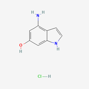 4-amino-1H-indol-6-ol;hydrochloride