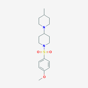 1-[1-(4-Methoxyphenyl)sulfonylpiperidin-4-yl]-4-methylpiperidine