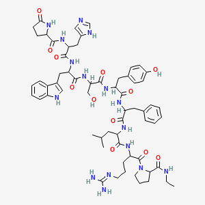 molecular formula C62H82N16O12 B1629582 [des-Gly10, D-Phe6]-LH-RH ethylamide CAS No. 57773-64-5