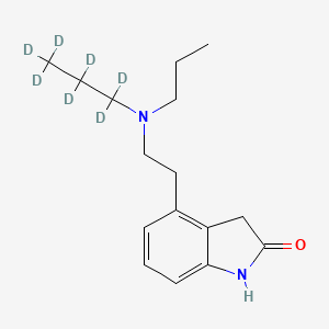 4-(2-{Propyl[(~2~H_7_)propyl]amino}ethyl)-1,3-dihydro-2H-indol-2-one