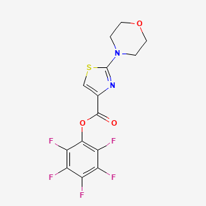 Pentafluorophenyl 2-morpholin-4-yl-1,3-thiazole-4-carboxylate