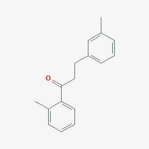 B1629592 2'-Methyl-3-(3-methylphenyl)propiophenone CAS No. 898790-31-3