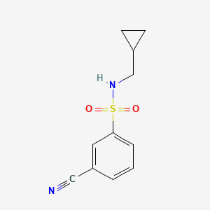 3-Cyano-N-(cyclopropylmethyl)benzenesulfonamide