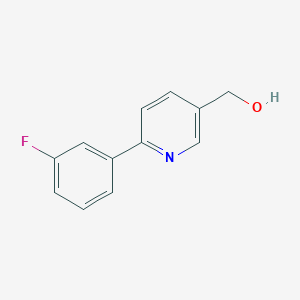 2-(3-Fluorophenyl)-5-(hydroxymethyl)pyridine