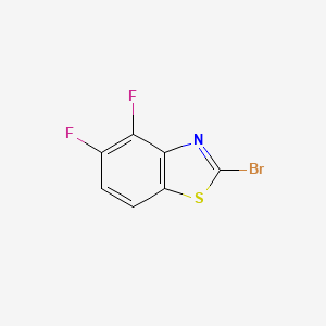 molecular formula C7H2BrF2NS B1629601 2-Bromo-4,5-difluorobenzothiazole CAS No. 898748-72-6