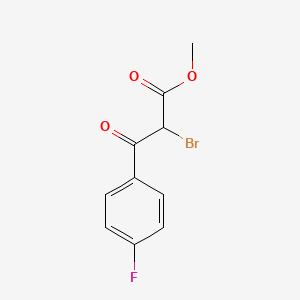 Methyl 2-bromo-3-(4-fluorophenyl)-3-oxopropanoate