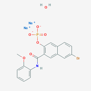 molecular formula C18H15BrNNa2O7P B1629613 Naphthol AS-BI phosphate disodium hydrate CAS No. 207569-04-8