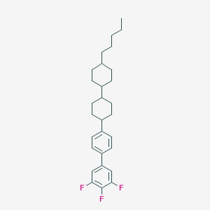 3,4,5-Trifluoro-4'-[(trans,trans)-4'-pentyl[1,1'-bicyclohexyl]-4-YL]-1,1'-biphenyl