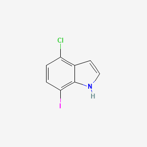 molecular formula C8H5ClIN B1629628 4-chloro-7-iodo-1H-indole CAS No. 1000341-82-1