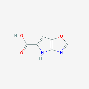 molecular formula C6H4N2O3 B1629636 4H-pyrrolo[2,3-d]oxazole-5-carboxylic acid CAS No. 1041421-52-6