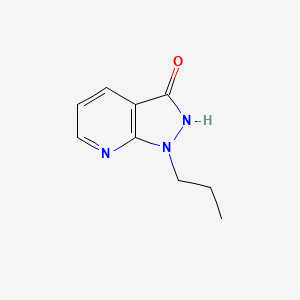 1-Propyl-1H-pyrazolo[3,4-b]pyridin-3(2H)-one