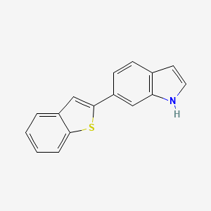 6-(Benzothiophen-2-YL)-1H-indole
