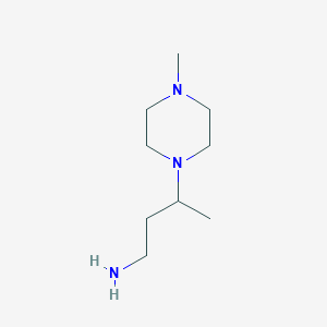 molecular formula C9H21N3 B1629644 3-(4-Methylpiperazin-1-yl)butan-1-amine CAS No. 4553-30-4